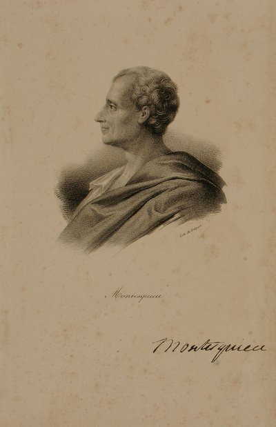 Charles Louis de Secondat, Baron de Montesquieu von Francois Seraphin Delpech